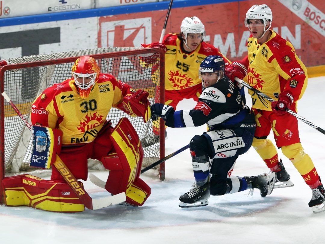 , Hockey: Sierre signe une très grosse victoire à La Chaux-de-Fonds, champion de Swiss League en titre
