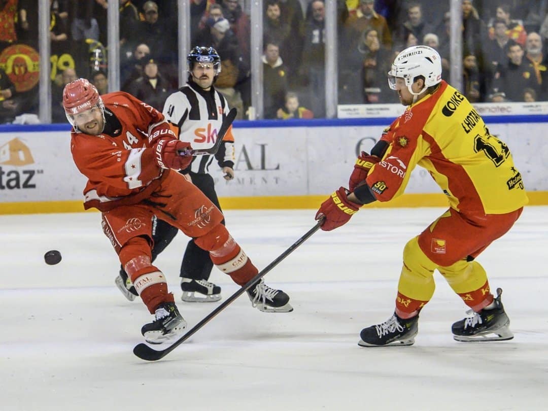 , Hockey: un premier quart d’heure un peu fou a permis au HCV Martigny d’éteindre le HC Sierre