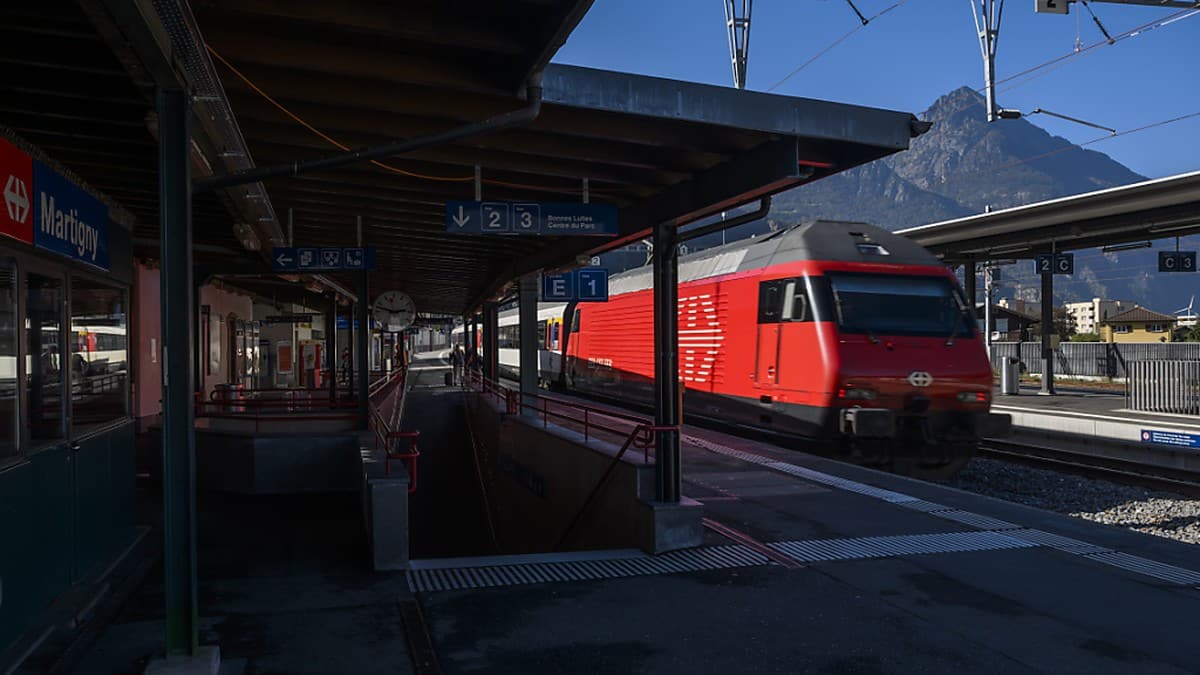 , CFF: les trains sont supprimés entre Sierre et Viège